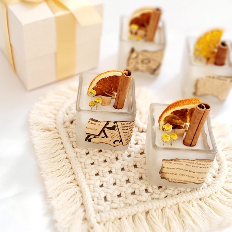 شمع شات پرتقال ددارچین