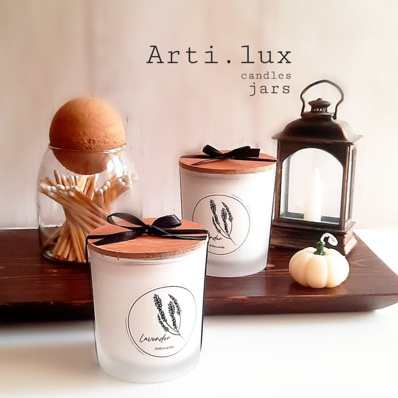 شات شمع درب چوبی